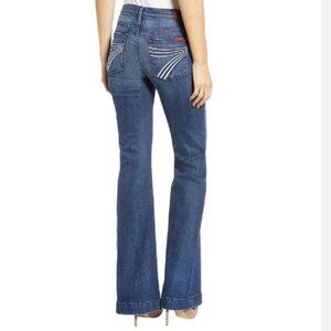Seven Jeans Dojo trouser style flare bootcut low rise size 30